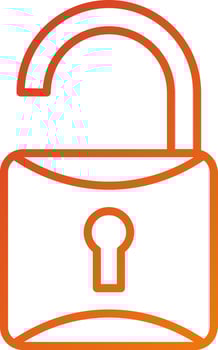 Decryption Icon Style vector
