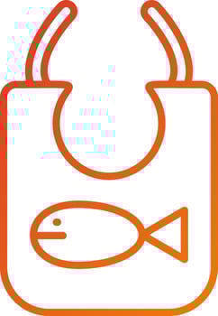 Bib Icon Style vector