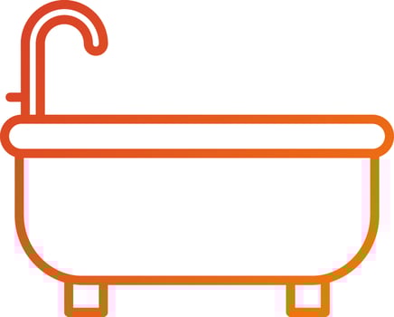 Bathtub Icon Style vector