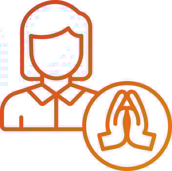 Apology Icon Style vector
