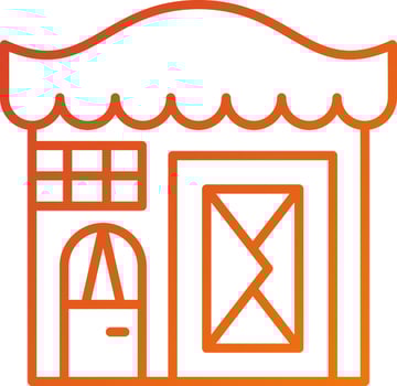 Post Office Icon Style vector