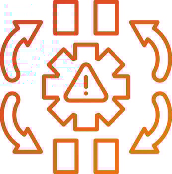 Consequences Icon Style vector