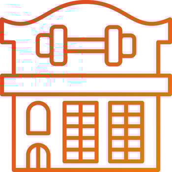 Gym Icon Style vector