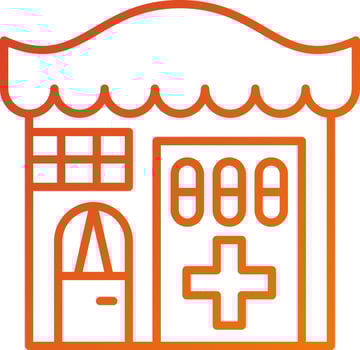 Medical Store Icon Style vector