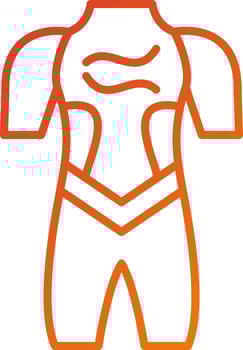 Wetsuit Icon Style vector