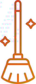 Broom Icon Style vector
