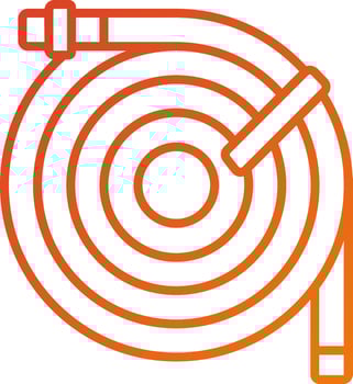 Garden Hose Icon Style vector