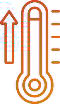 Heating Icon Style vector