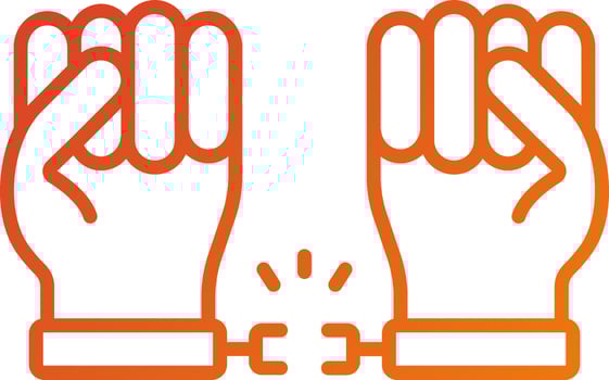 Freedom Icon Style vector