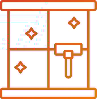 Window Cleaning Icon Style vector