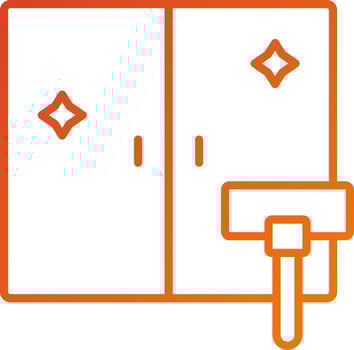Furniture Cleaning Icon Style vector