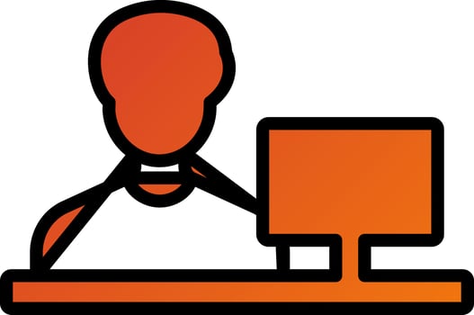 Cashier Icon Style vector