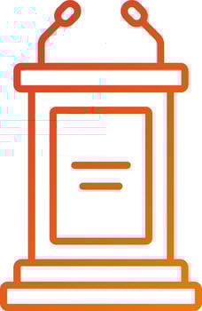 Bully Pulpit Icon Style vector