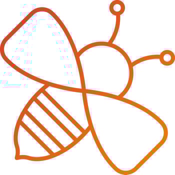 Bee Icon Style vector