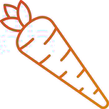 Carrot Icon Style vector
