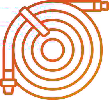 Garden Hose Icon Style vector