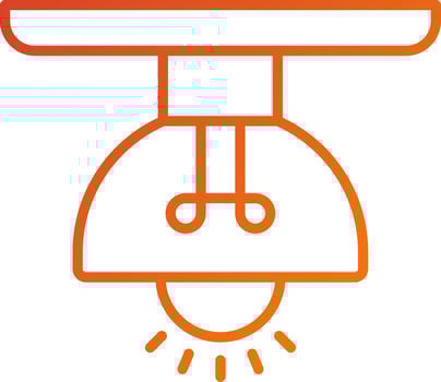 Cool White Light Icon Style vector