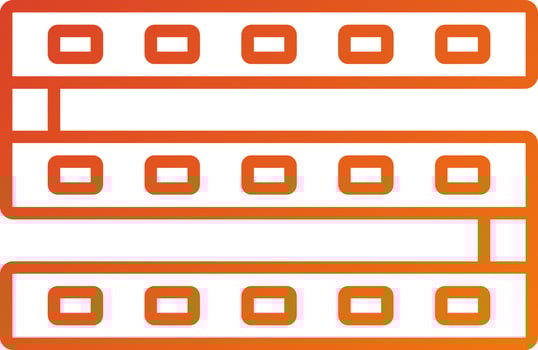 Led Strip Icon Style vector
