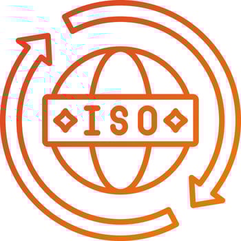 Iso Standards Icon Style vector