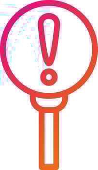 Warning Vector Icon Design Illustration
