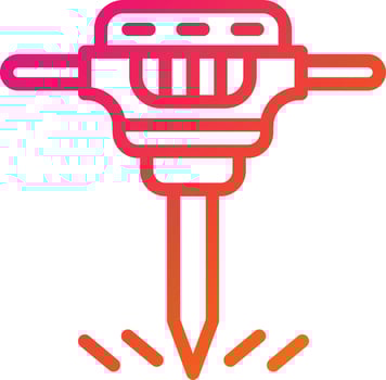 Drilling Vector Icon Design Illustration