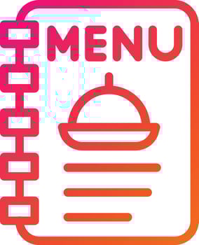 Menu Vector Icon Design Illustration