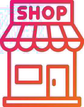 Shop Vector Icon Design Illustration
