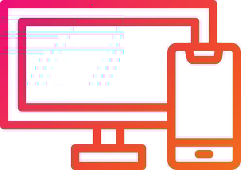 Responsive Vector Icon Design Illustration