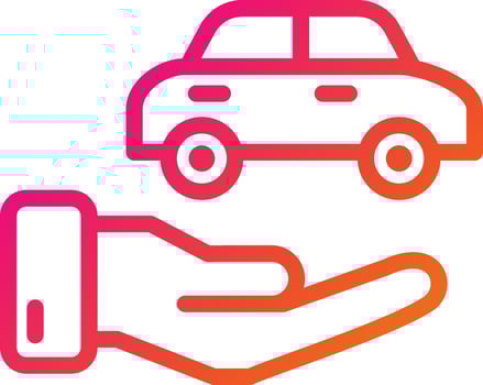 Car insurance Vector Icon Design Illustration
