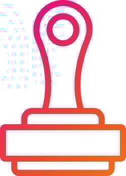 Stamp Vector Icon Design Illustration