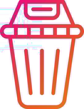 Recycling bin Vector Icon Design Illustration