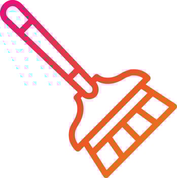 Cleaning brush Vector Icon Design Illustration