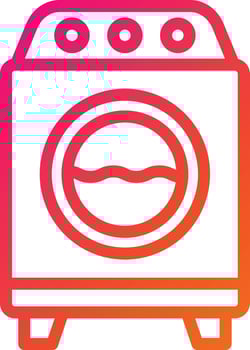 Washing machine Vector Icon Design Illustration