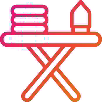 Ironing board Vector Icon Design Illustration