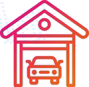 Garage Vector Icon Design Illustration
