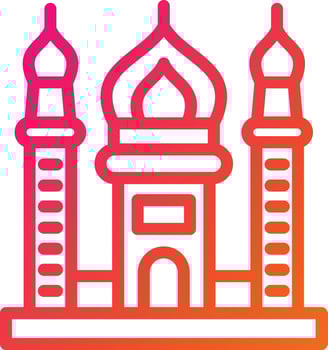 Mosque Vector Icon Design Illustration