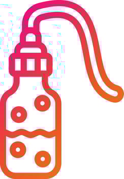 Wash bottle Vector Icon Design Illustration