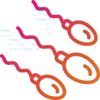 Sperm Vector Icon Design Illustration