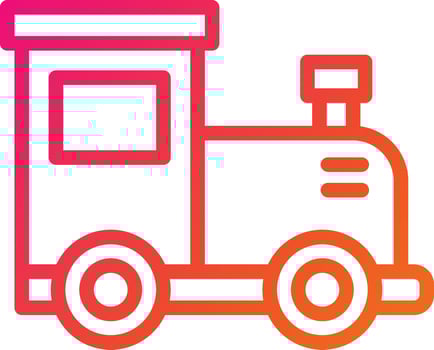 Train engine Vector Icon Design Illustration