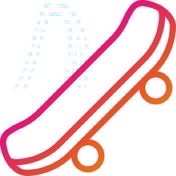 Skateboard Vector Icon Design Illustration