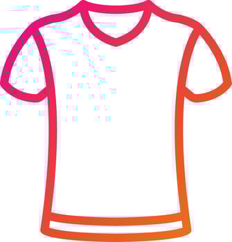 T shirt Vector Icon Design Illustration