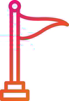 Flag Vector Icon Design Illustration