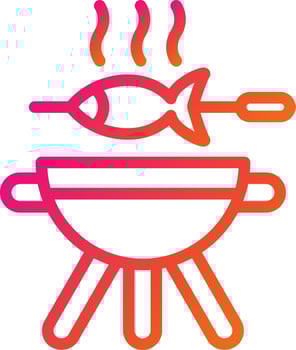 Bbq Vector Icon Design Illustration