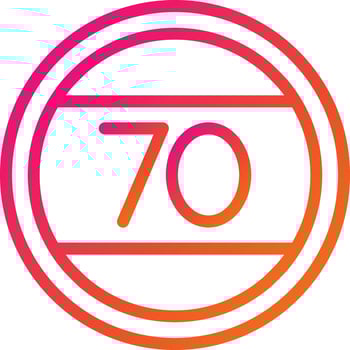 Speed limit Vector Icon Design Illustration