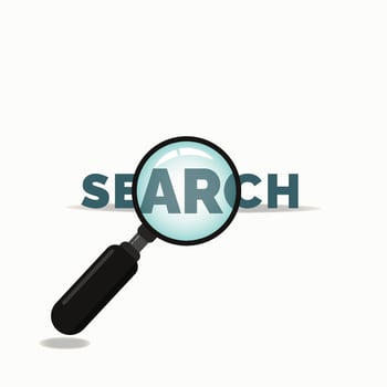 Search and magnifying glass vector  illustration