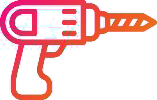 Drill Vector Icon Design Illustration