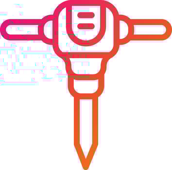 Jackhammer Vector Icon Design Illustration