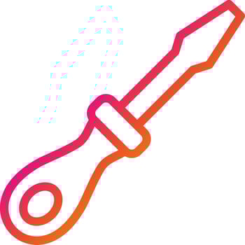 Screwdriver Vector Icon Design Illustration
