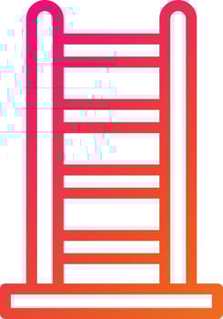 Ladder Vector Icon Design Illustration