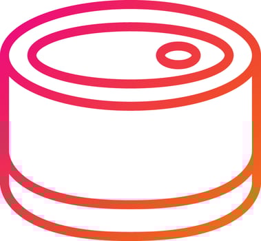 Canned food Vector Icon Design Illustration